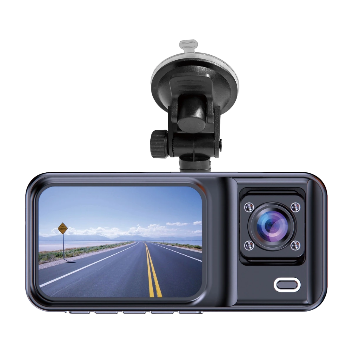 Denver Dash Cam with Two Cameras - Black - CCT-2500